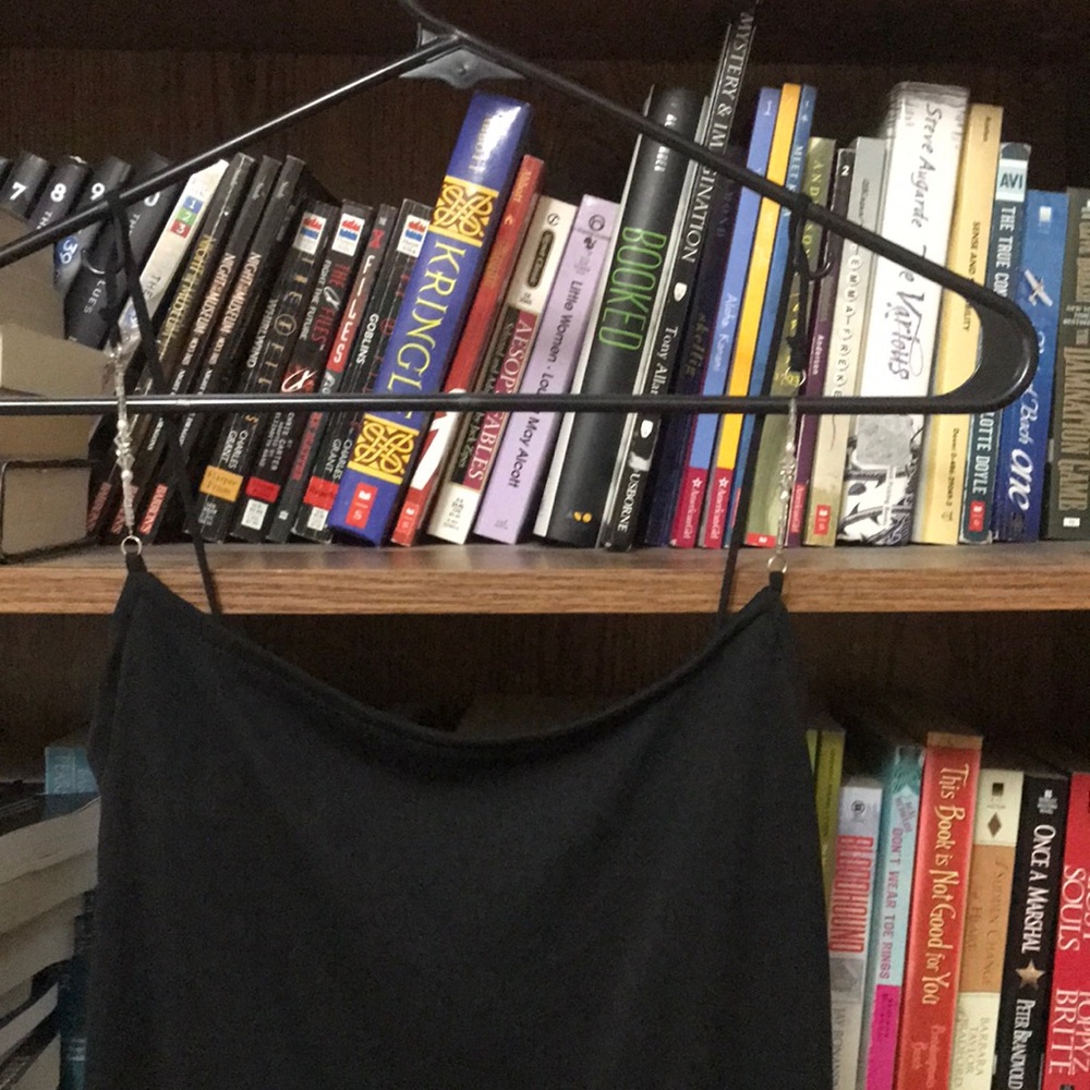 Black cami dress
